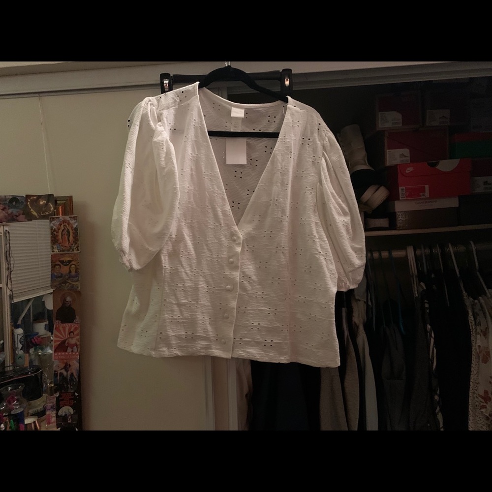 White button up